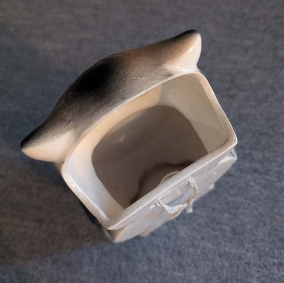 Lefton, Decorative Vintage Jewel/Rhinestone Eye Owl with Painted Clock, … - Picture 5 of 5